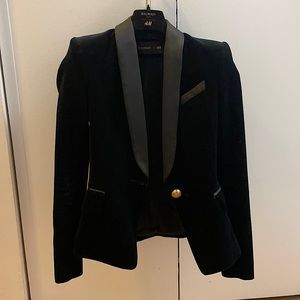 Beautiful velvet jacket from Balmain & H&M collaboration